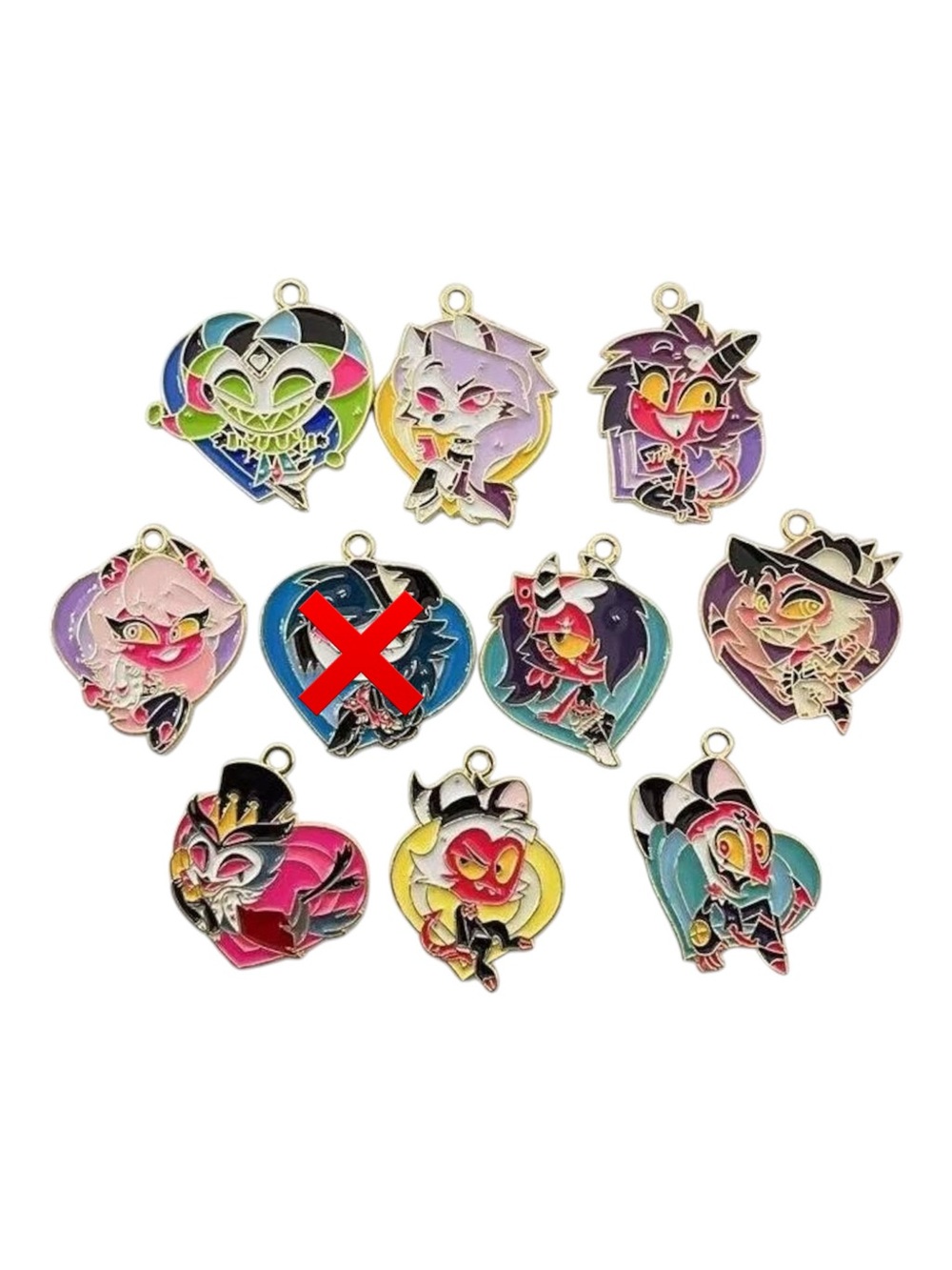 Choice of 1 - Enamel Cartoon Pendants